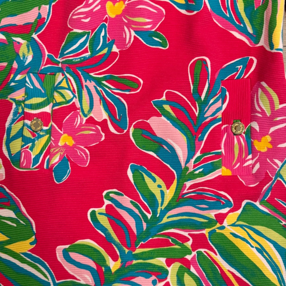 Lilly Pulitzer Pink Multi Tropical Print Mini Dress - Picture 5 of 8